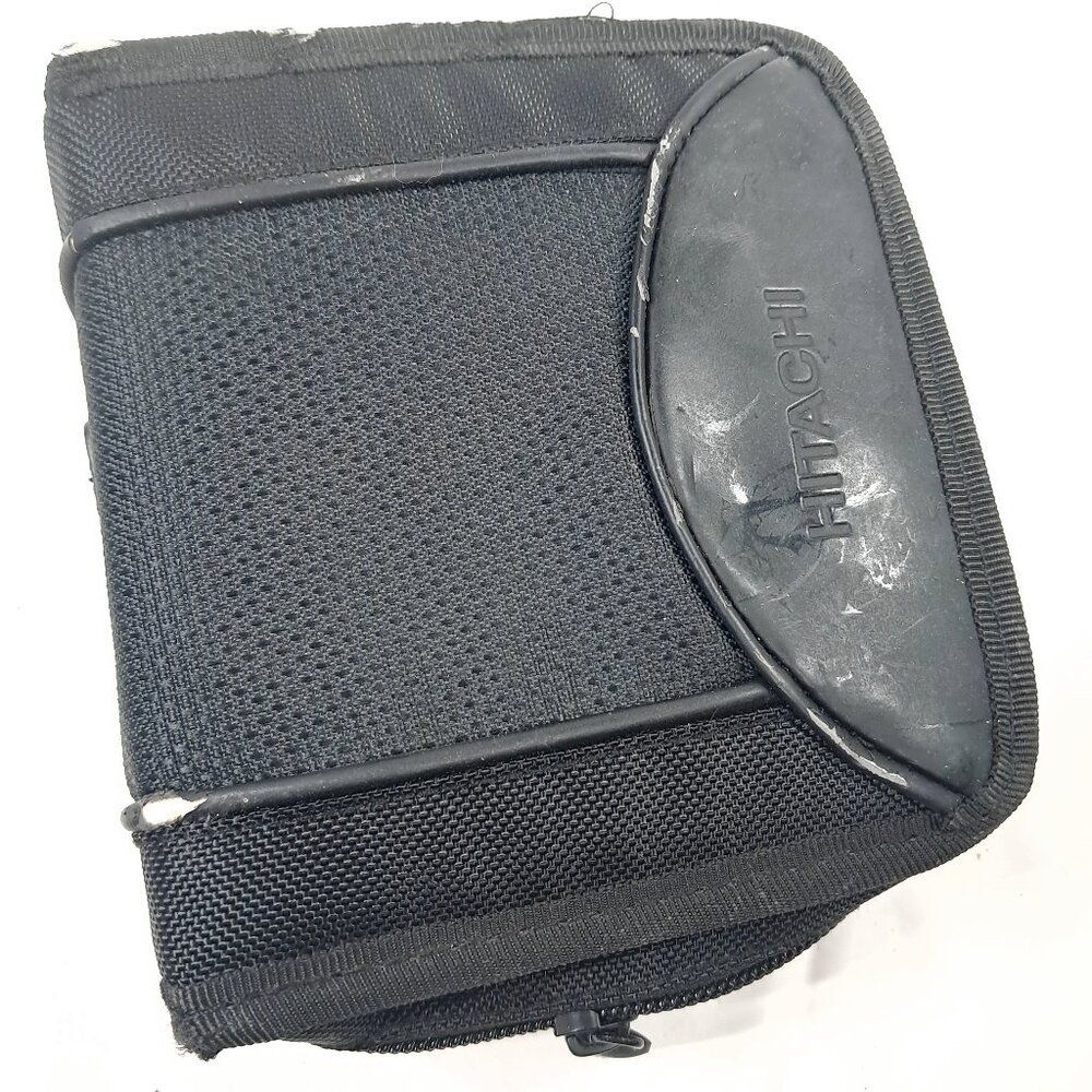 Hitachi Dvd-r dvd-rw case storage black‎ zipper case dvd mini zippered bag pouch